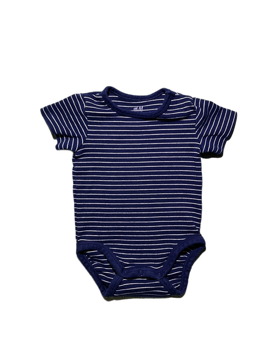 Body cu mânecă scurtă, H&M, mărimea 68, 3-6M